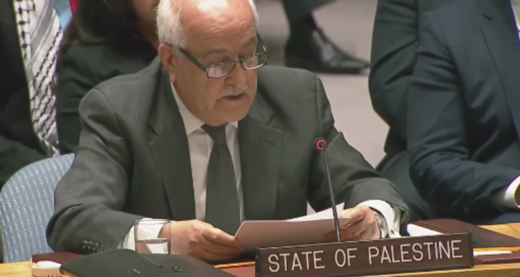 Palestinian Amb to the UN Riyad Mansour