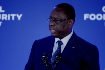 President Macky Sall, of Senegal, West Africa, Puts UNGA on notice, “If there is no fertilizer, we will have a famine”.