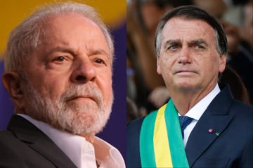 The faces of Brazil’s struggle for democracy. Right wing populist Jair Bolsonaro, Vs. pro-democracy, “Lula” da Silva.